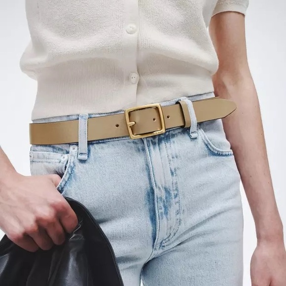 Rag & Bone Boyfriend Belt-Dune Size S - Picture 2 of 13